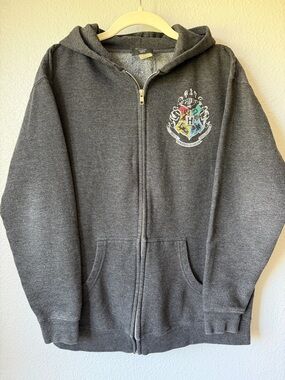 Harry Potter Kids Zip-Up Hoodie, XL, EUC, Universal Studios Wizarding World